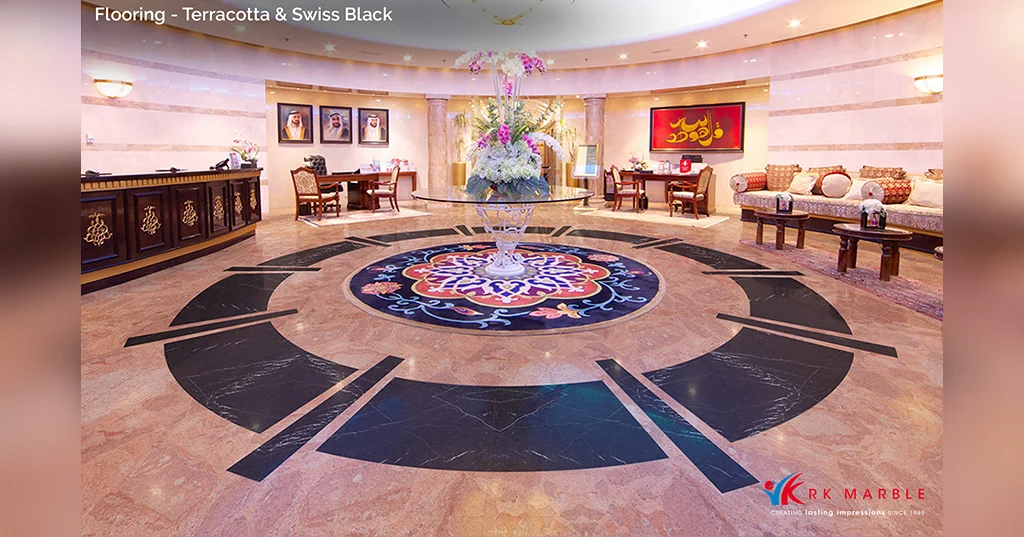 black marble floor designs